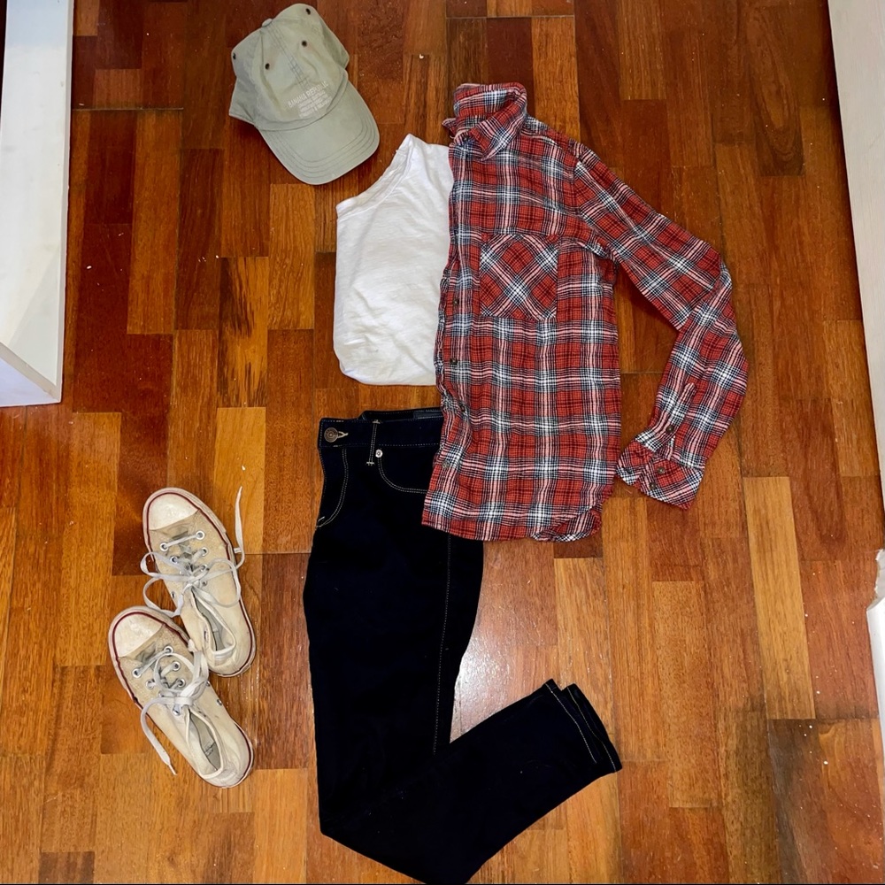 Low rise express skinny jeans dark wash